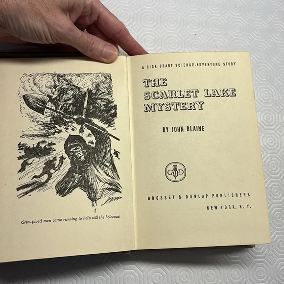 5 Vintage Rick Brant Science Adventure Hardcover Books John Blaine 1950’s-1960’s - Picture 9 of 16